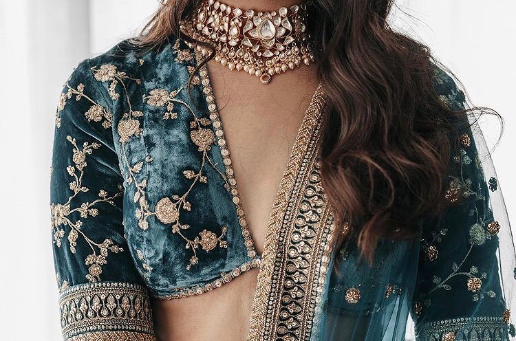 designer bridal blouses