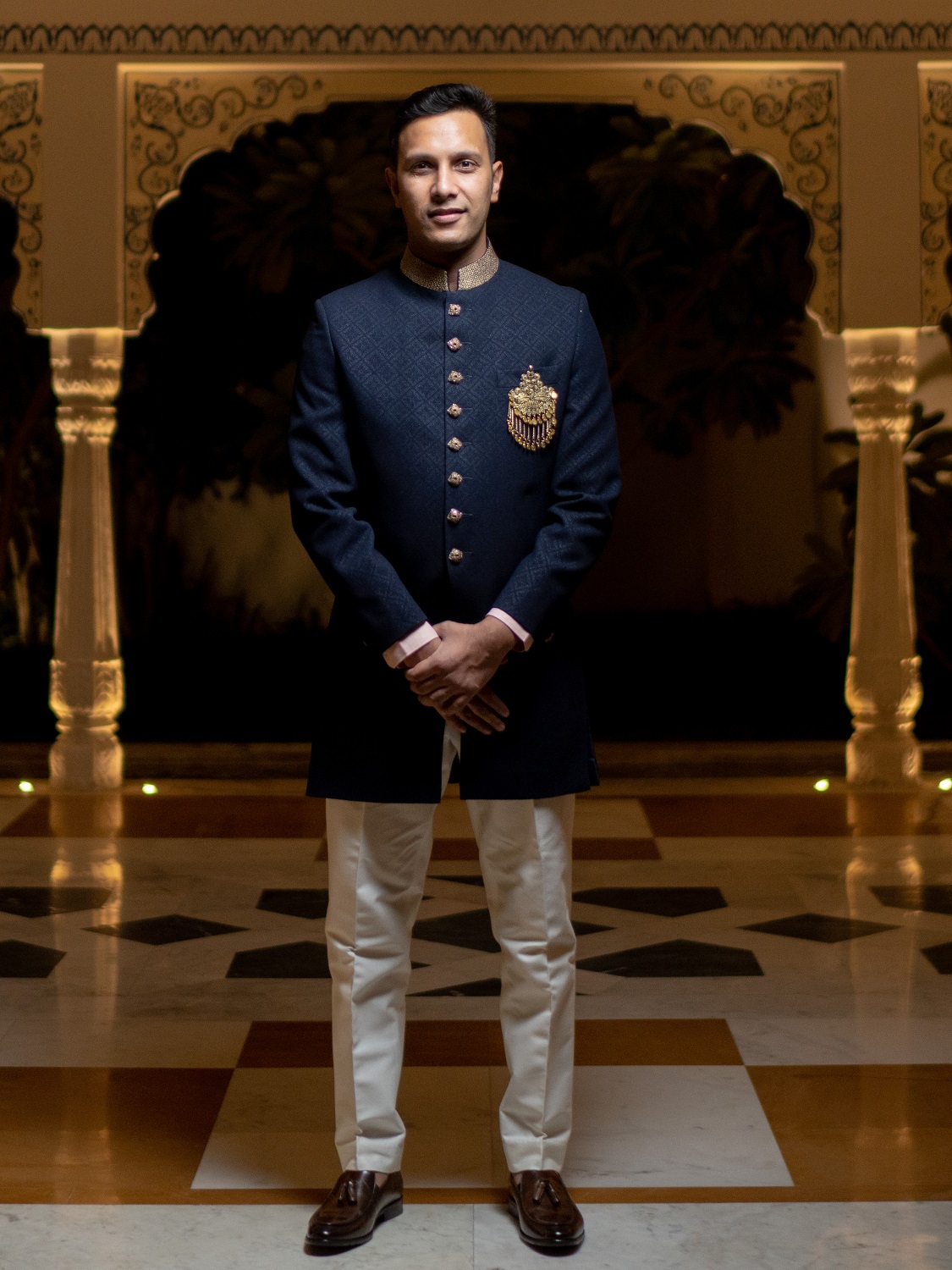 groom bandhgala suit - ShaadiWish