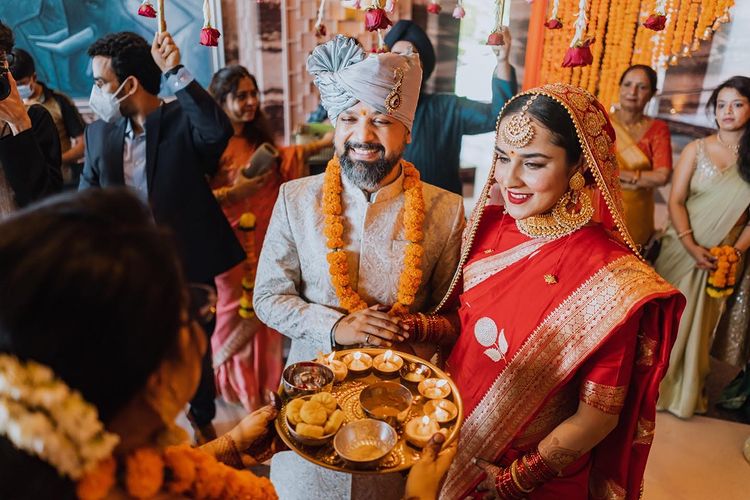 angira dhar and anand tiwari wedding
