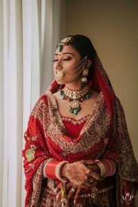 sikh bridal portrait