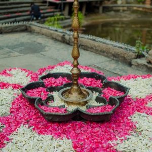 weding floral rangoli