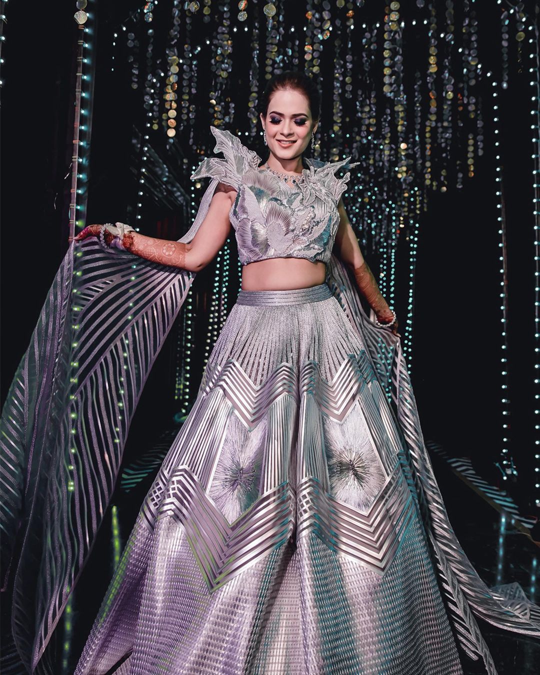 Amit Aggarwal metallic outfits