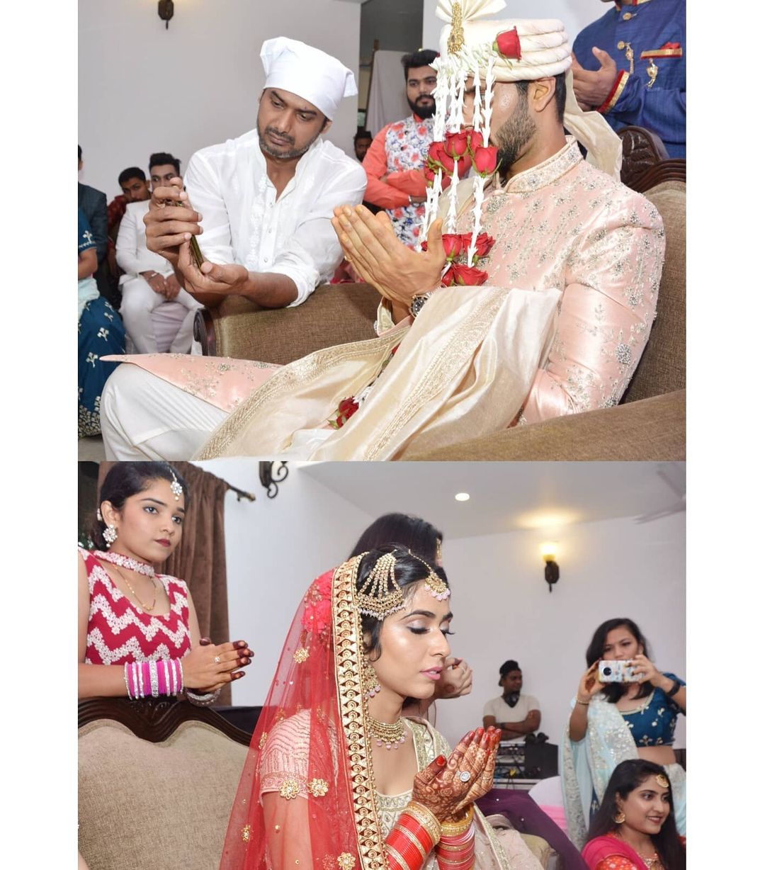 Cricketer Shivam Dube's Wedding pictures