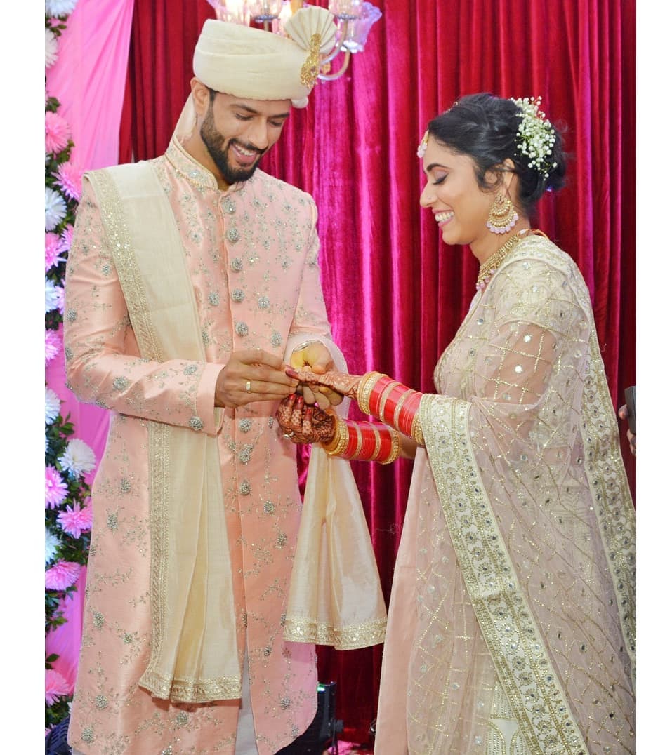 Cricketer Shivam Dube's Wedding with Anjum Khan