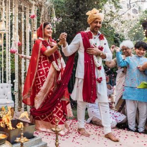 Dia Mirza's wedding saree