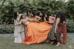 bridesmaids photoshoot