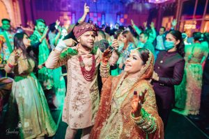 A Grand Delhi Wedding With Jaw-Dropping Bridal Dresses