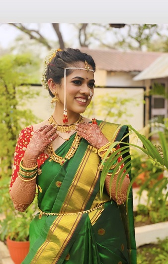 marathi bridal look