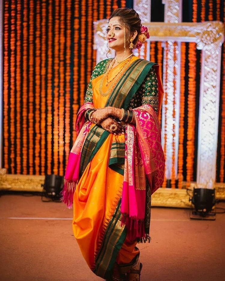 paithani sarees for brides