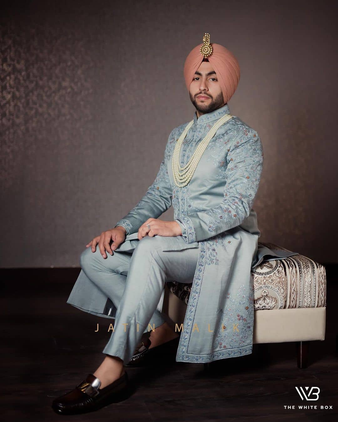 sikh groom portrait