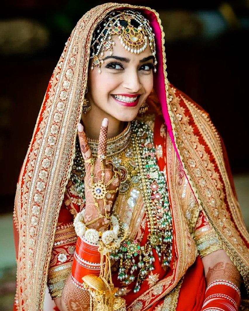 sonam kapoor wedding jewellery
