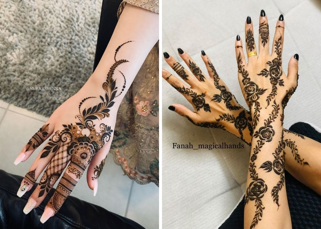 Latest Arabic Henna Designs For Wedding Season And Festivities