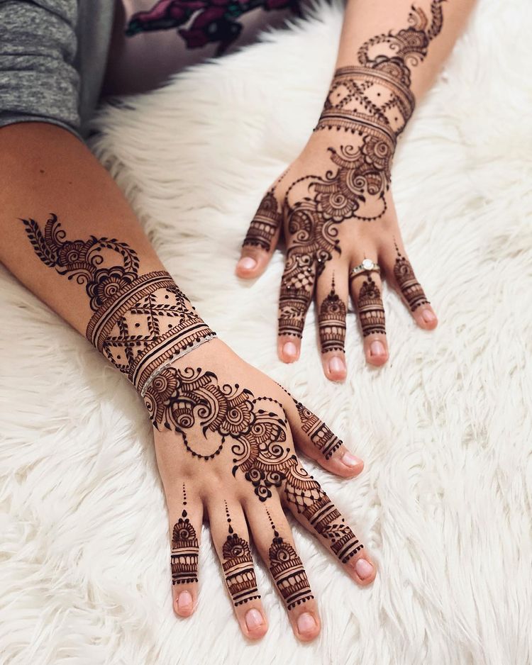 Bridal Henna- beautiful henna designs for weddings-sonthuy.vn