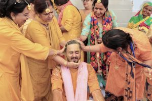 haldi ceremony portraits