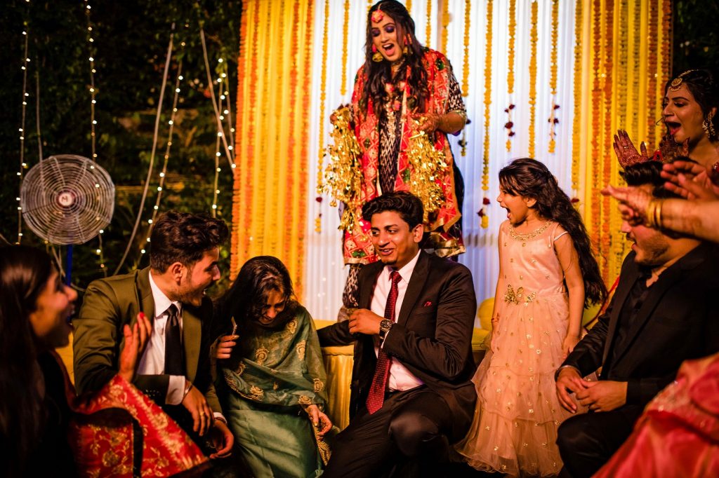 An Intimate Punjabi Sundowner Wedding At Sainik Farms, Delhi