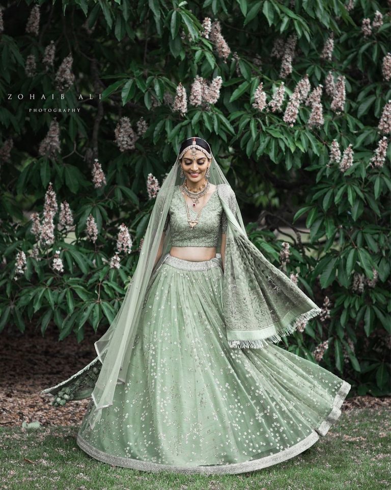 Nri Brides Spotted Wearing The Most Exquisite Bridal Lehengas 