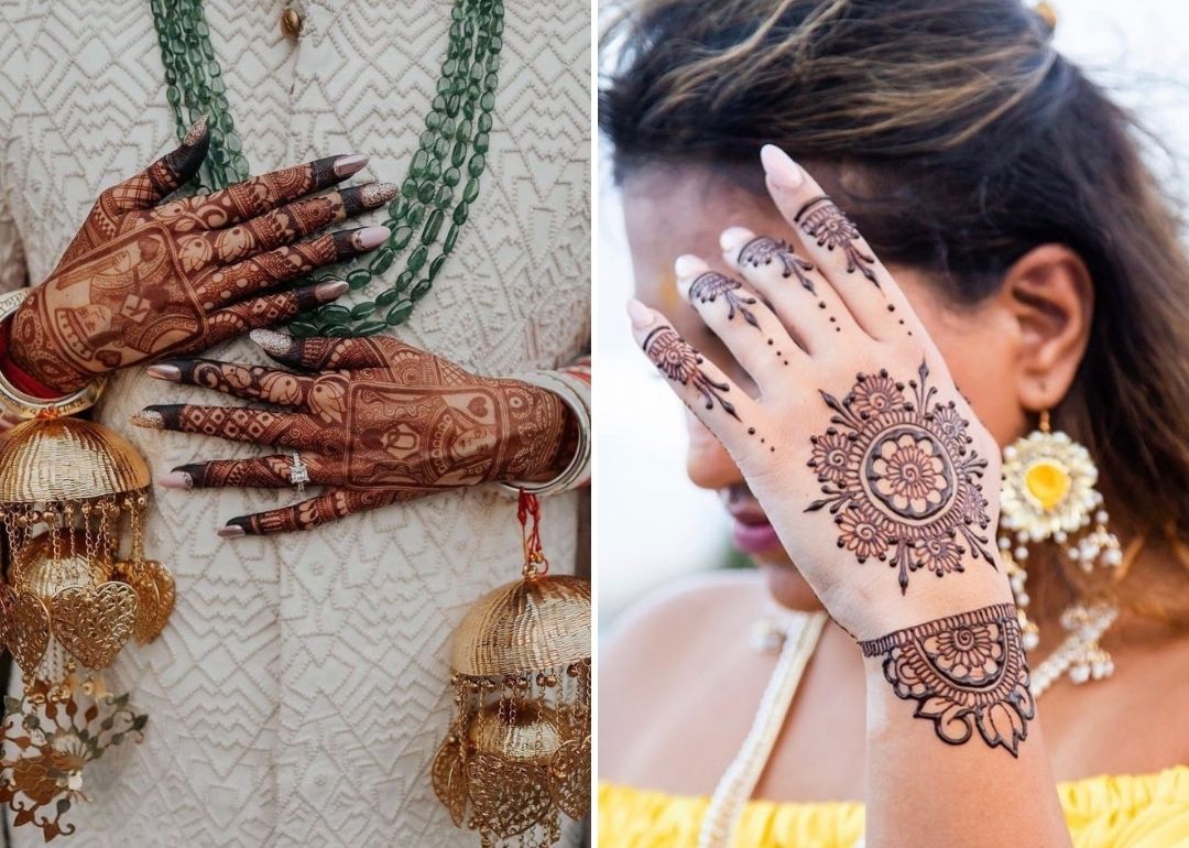 51 Beautiful Mylanchi designs for hands || Kerala mehndi designs | Bling  Sparkle