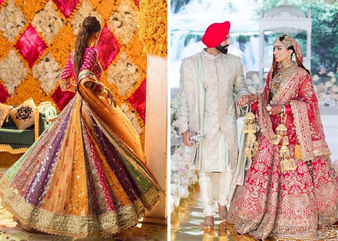 DESIGNER LEHENGA CHOLI INDIAN BOLLYWOOD WEDDING PARTY PAKISTANI TOP  READYMADE | eBay
