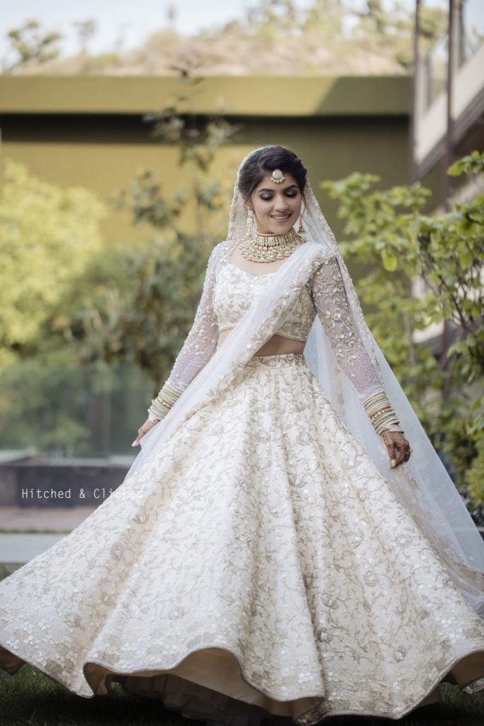 White Lehenga Choli For Women Designer Wedding Lehnga Choli Party Wear –  blacknooz.in