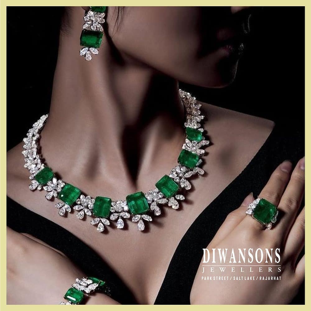emerald jewelry for brides