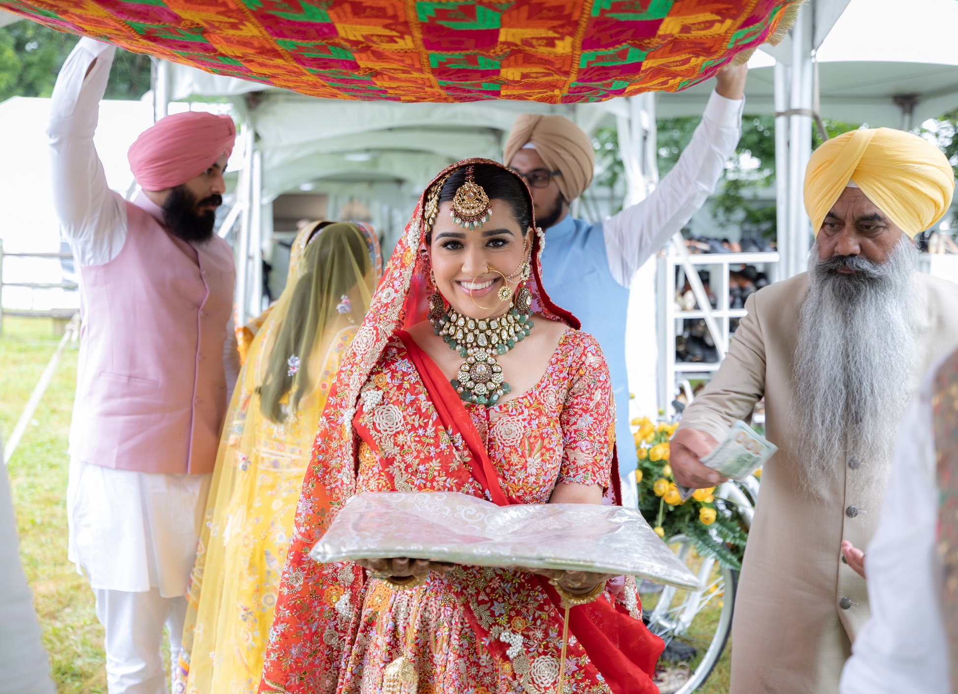 sikh bridal entry