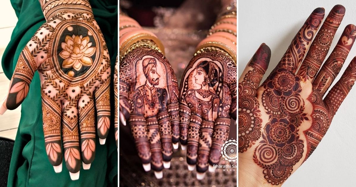 Premium Photo | Mehndi design in wedding girl's hand