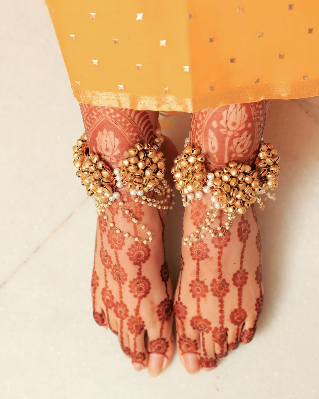 chunky anklet for brides