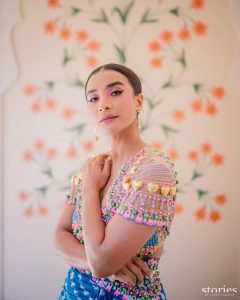 mehendi makeup look