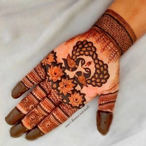 peacock henna