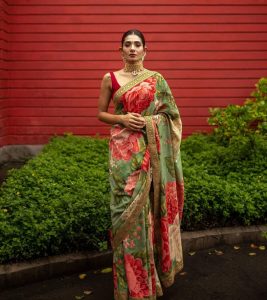 Sabyasachi floral saree