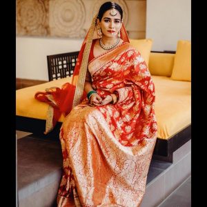 benarasi saree for brides