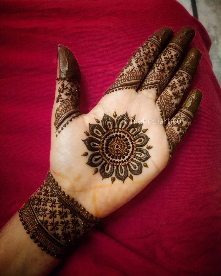 simple mehndi design • ShareChat Photos and Videos