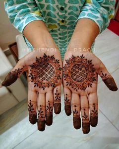 Circle Mehndi Designs