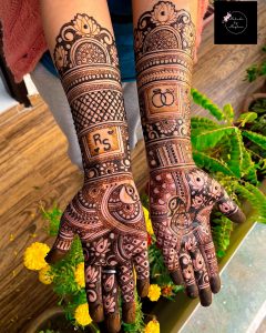 full arm mehendi