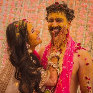 Glimpses From Katrina Kaif And Vicky Kaushal’s Haldi Ceremony