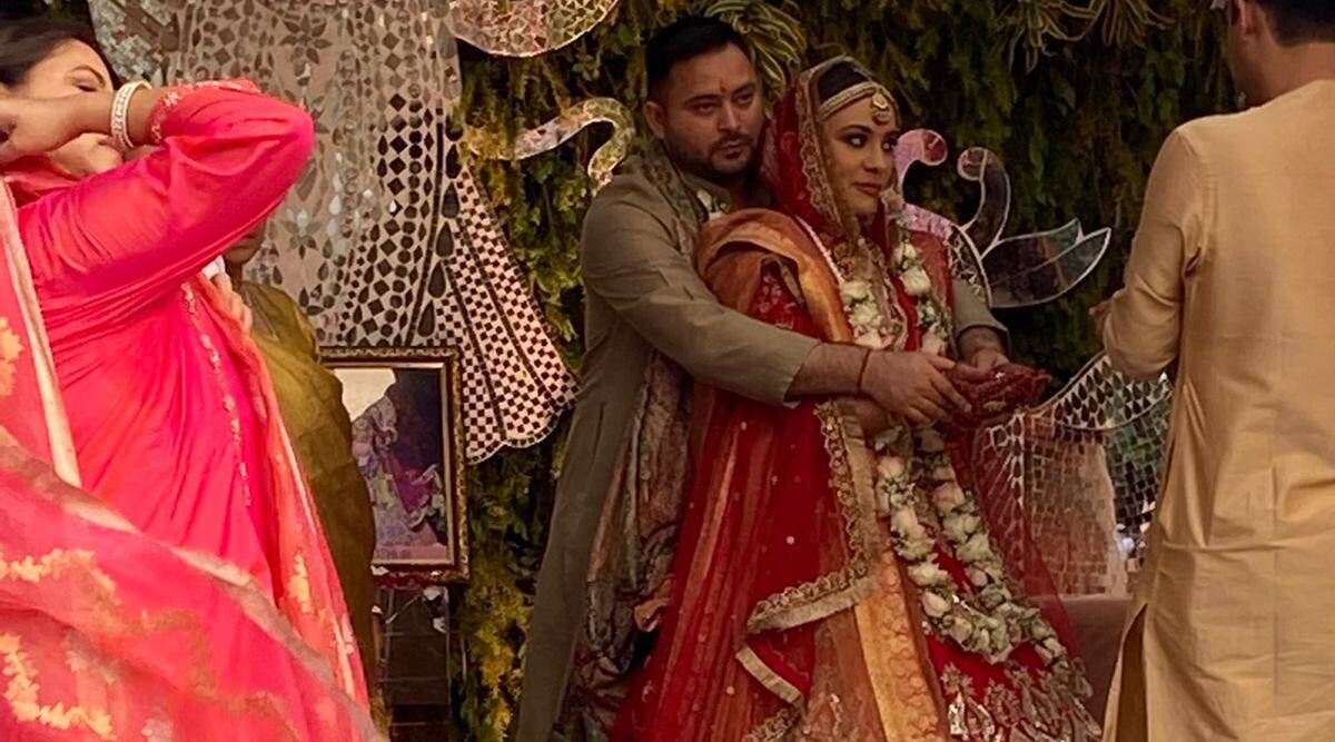 RJD Chief Lalu Yadavs Son Tejashwi Yadav Wedding Pictures