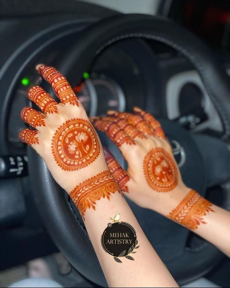 20 Simple Easy And Latest Round Mehndi Designs For Hand And Back