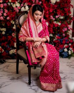 Most Beautiful Bridal Sarees Spotted On Real Brides 2021