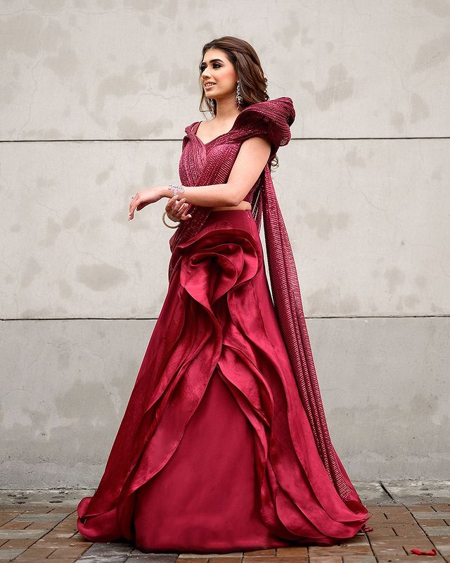 red gowns for brides