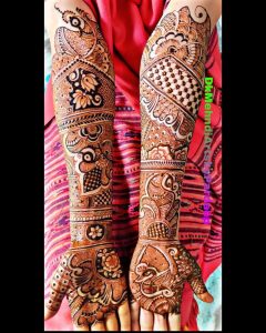 traditional mehendi design