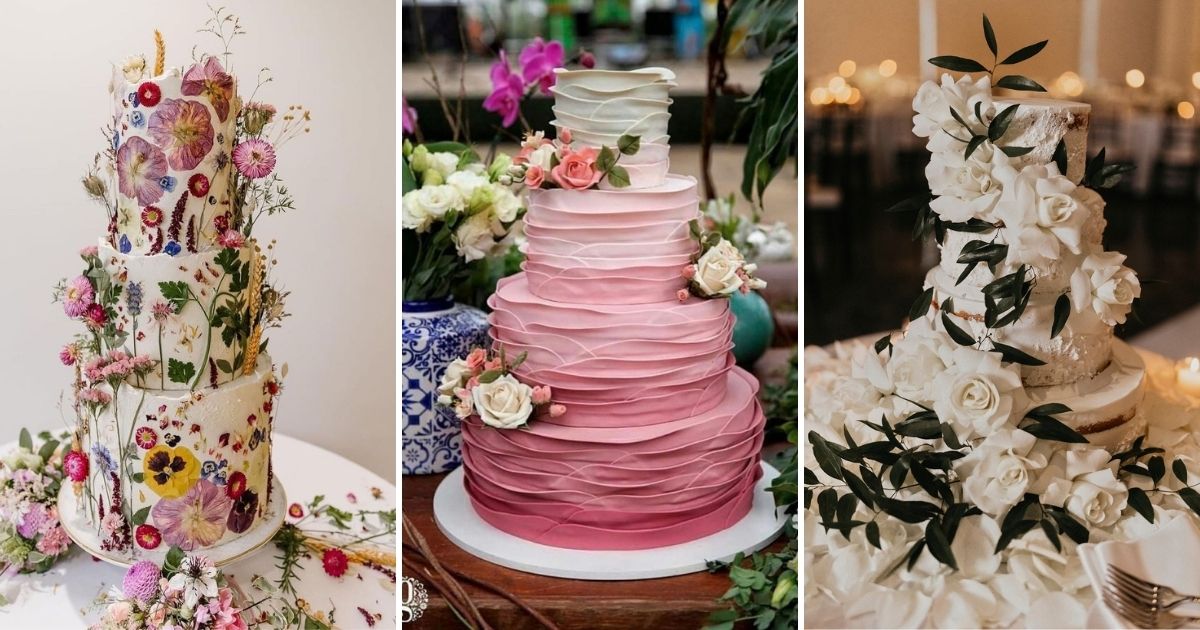 22 Clean and Contemporary Wedding Cakes : Concrete wedding cake