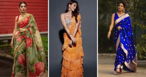 Saree Ideas For Engagement