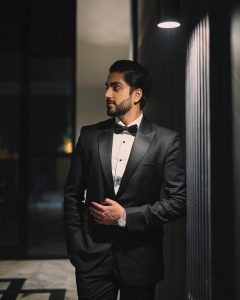 black tuxedo