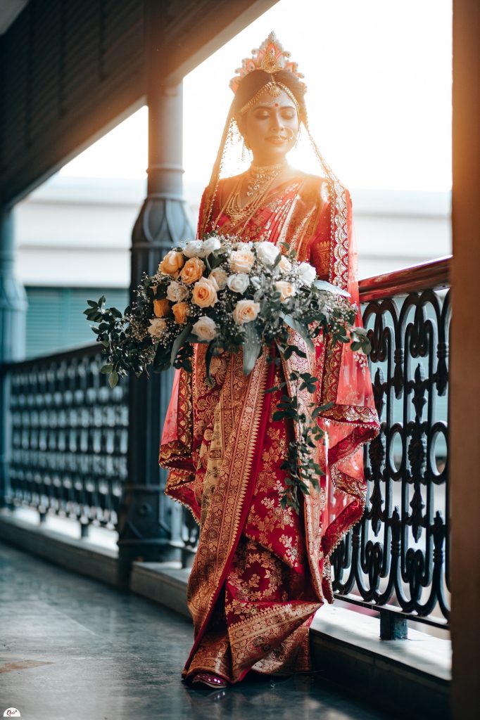 Bengali bridal saree