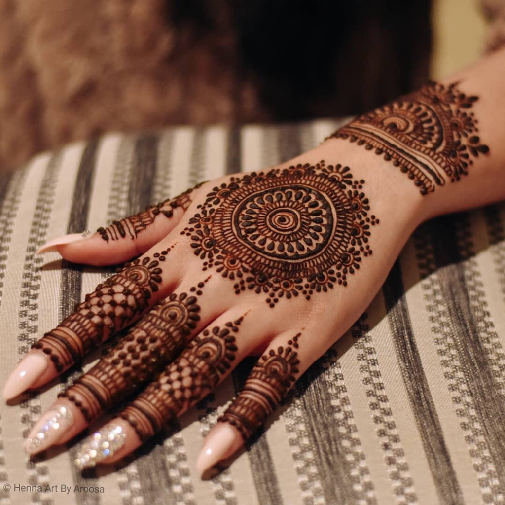 Roses Arabic Henna Mehndi Patch Tattoo Design byNidhis MehndiART | Henna  designs easy, Arabic henna designs, Henna art designs