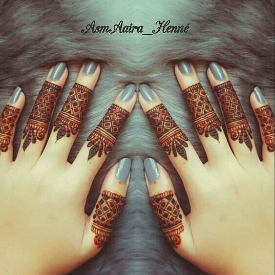 finger henna trends