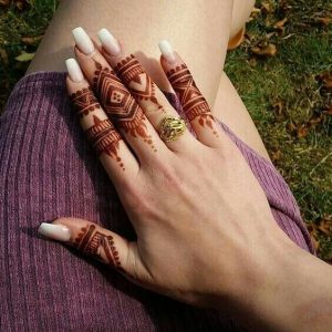 Finger Mehndi Designs