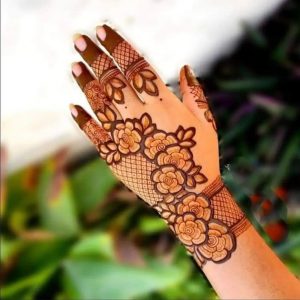 floral mehendi designs