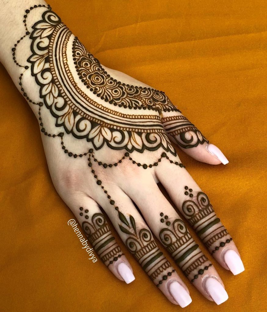 front henna ideas