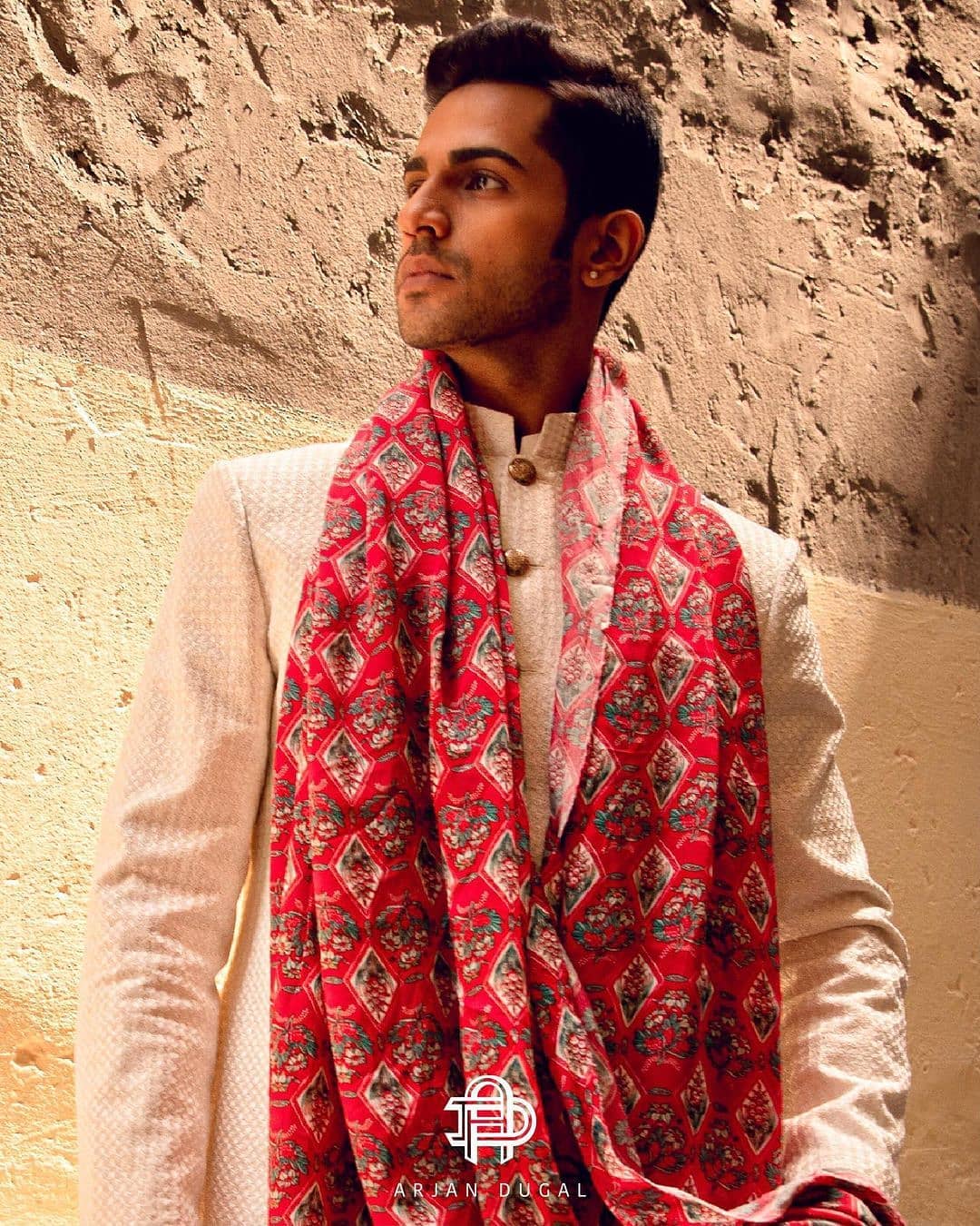 printed stoles for grooms